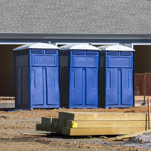 how often are the porta potties cleaned and serviced during a rental period in Oak Grove SC